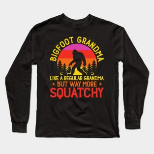 Bigfoot Grandma Long Sleeve T-Shirt